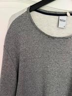 Zgan XL streep longsleeve man Refill licht grijs donkergrijs, Ophalen of Verzenden, Zo goed als nieuw, Maat 56/58 (XL), Grijs