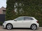 Volkswagen Polo 1.0 TSI Edition CarPlay IQ Lights, Gebruikt, Zwart, 1096 kg, Leder en Stof