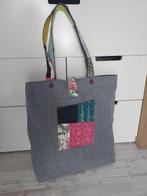 Handgemaakte tas, Verzenden, Nieuw, Grijs, Shopper