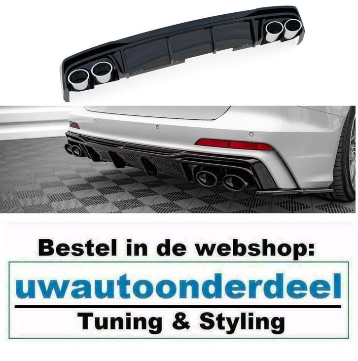Diffuser Uitlaat Sierstuk Uitlaatsierstuk Voor Audi A6 C8 S, Auto diversen, Tuning en Styling, Ophalen of Verzenden