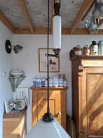 Vintage verstelbare pendel hanglamp, katrol, contragewicht, Huis en Inrichting, Lampen | Hanglampen, Ophalen of Verzenden, Gebruikt