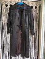 Vintage Leren dames jas, kleur bruin , in zeer mooie staat, Ophalen of Verzenden, Gedragen, Maat 38/40 (M), Bruin