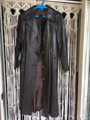 Vintage Leren dames jas, kleur bruin , in zeer mooie staat beschikbaar voor biedingen