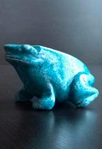 Art-deco gebeeldhouwd stenen beeld van een pad – "Kikker", Ophalen of Verzenden