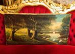 Oud schilderij klassiek landschap de herfst, Antiek en Kunst, Kunst | Schilderijen | Klassiek, Ophalen of Verzenden