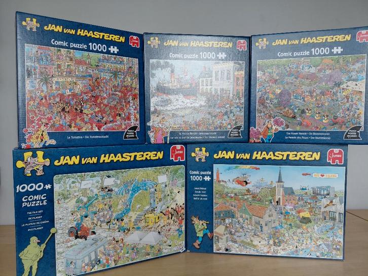 puzzels Van Haasteren, Hobby en Vrije tijd, Denksport en Puzzels, Zo goed als nieuw, Legpuzzel, 500 t/m 1500 stukjes, Ophalen