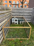 Konijnenhok met ren, Dieren en Toebehoren, Ophalen, 90 cm of meer, Hok, Hamster