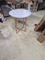 Hoge bijzettafel - diameter 60cm, hoogte 65cm, Ophalen of Verzenden, Gebruikt