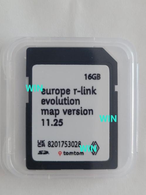 Renault R-link 2024/2025 V11.25 update GRATIS VERZENDING, Computers en Software, Navigatiesoftware, Nieuw, Update, Heel Europa
