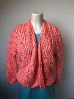 Kiro by kim neon roze oranje openvallend hand gemaakt vest, Kleding | Dames, Truien en Vesten, Maat 42/44 (L), Nieuw, Ophalen of Verzenden