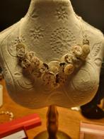 Vintage Parelmoer Knopen Sieraden Set, Verstelbaar, Wit, Nieuw, Ophalen of Verzenden