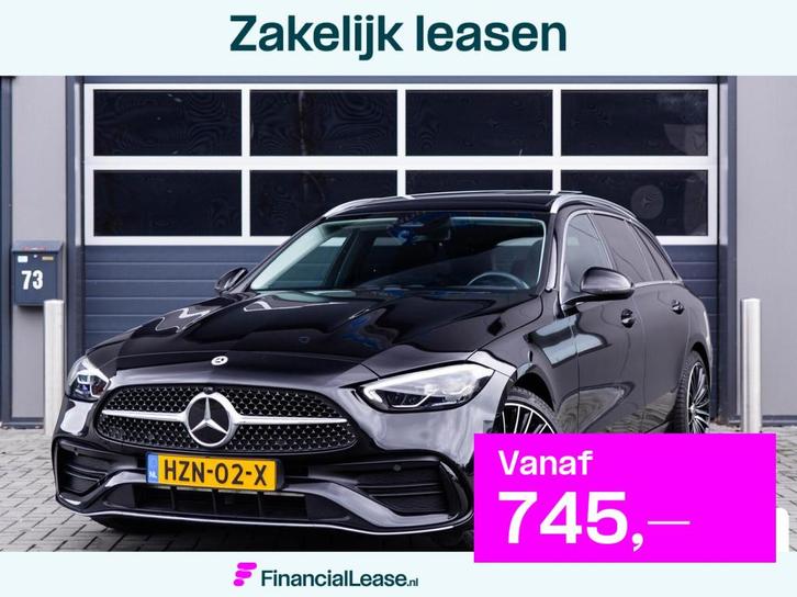 Mercedes C-klasse Estate 220d AMG Line Pano/Sfeerverlichting, Auto's, Mercedes-Benz, Bedrijf, Lease, Financial lease, C-Klasse