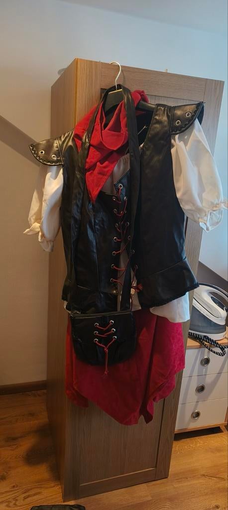 Piratenpak dame, Kleding | Dames, Carnaval, Maat 42/44 (L), Ophalen of Verzenden, Kleding