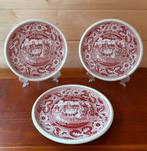 Boch Tea Drinker Borden 1850 - Set van 3, Ophalen of Verzenden