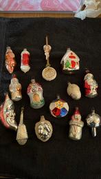 Vintage Kerst Ornamenten, 14 stuks., Diversen, Kerst, Ophalen of Verzenden