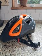 Fietshelm b'twin BH300 mt 53/57 cm verstelbaar zwart oranje, Fietsen en Brommers, Ophalen of Verzenden, Zo goed als nieuw, B'Twin