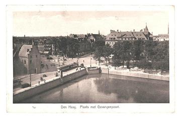 977288 Den Haag Plaats Gevangenpoort tram 1929 Gelopen met beschikbaar voor biedingen
