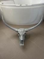 Buffel gewei van steen, Huis en Inrichting, Woonaccessoires | Wanddecoraties, Ophalen, Zo goed als nieuw