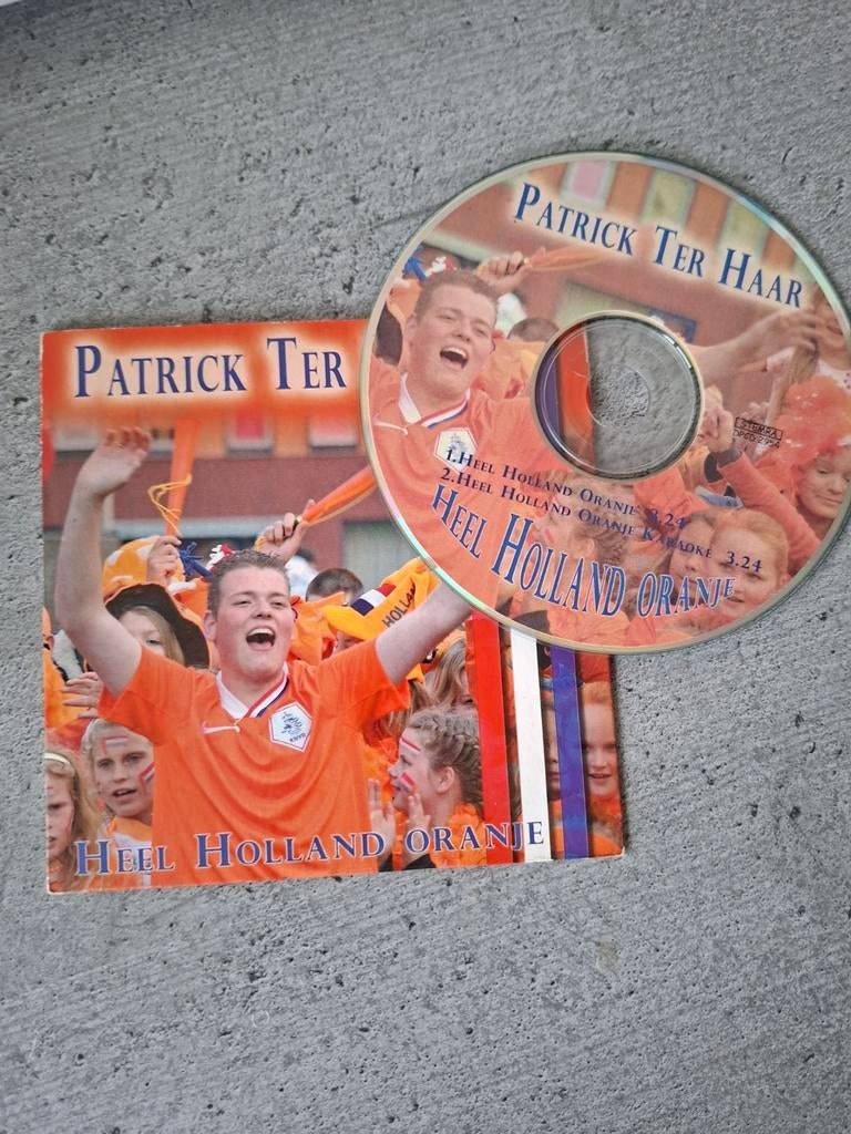 Patrick Ter Haar - Heel Holland Oranje CD - single, Ophalen of Verzenden, Zo goed als nieuw, Levenslied of Smartlap