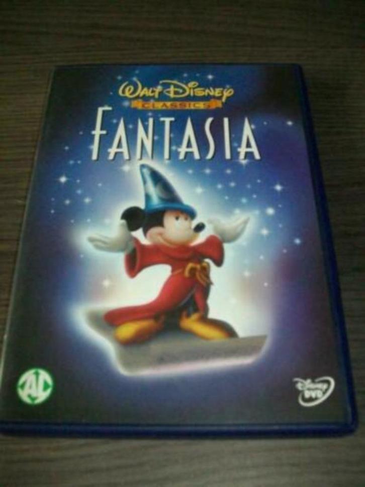 Walt Disney Classics Fantasia met hologram in nieuwstaat, Cd's en Dvd's, Dvd's | Tekenfilms en Animatie, Zo goed als nieuw, Amerikaans