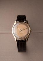 Rolex Perpetual 34 / 18k goud / French case / 1940’s, Leer, Rolex, Polshorloge, Ophalen of Verzenden
