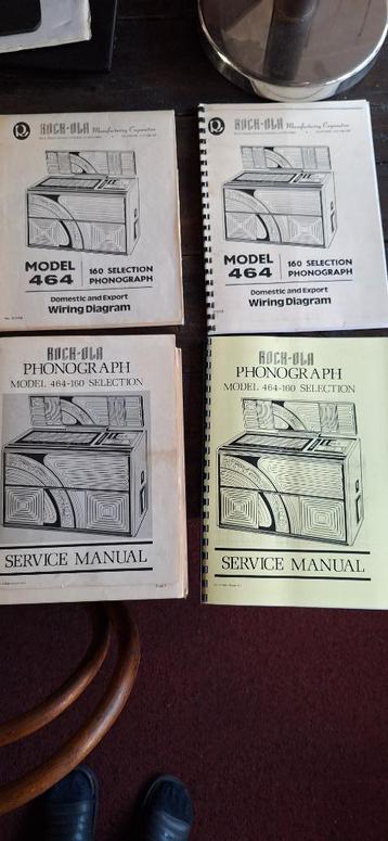 jukebox manuals beschikbaar voor biedingen
