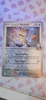 Meowth 149/182 Team Rocket, Ophalen of Verzenden, Nieuw, Losse kaart