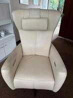 Prominent Sta-op fauteuil, leder, kleur Off White, Huis en Inrichting, Fauteuils, Ophalen, Sta-op fauteuil, Minder dan 75 cm, Leer