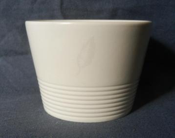 Suikerkom bak Wedgwood ontw Paul Costelloe Cream leaf accent beschikbaar voor biedingen