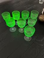 8 stuks uranium glazen, Ophalen