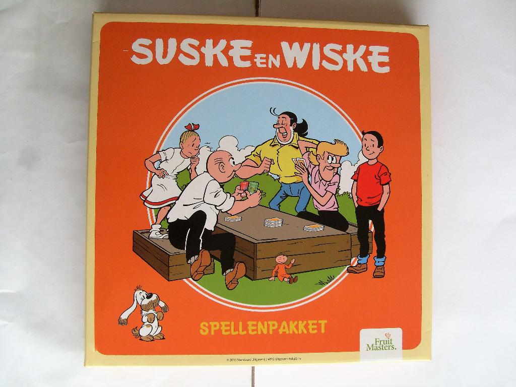 Suske en Wiske Spellenpakket Startset Fruit Masters, Ophalen of Verzenden, Suske en Wiske, Zo goed als nieuw, Boek of Spel