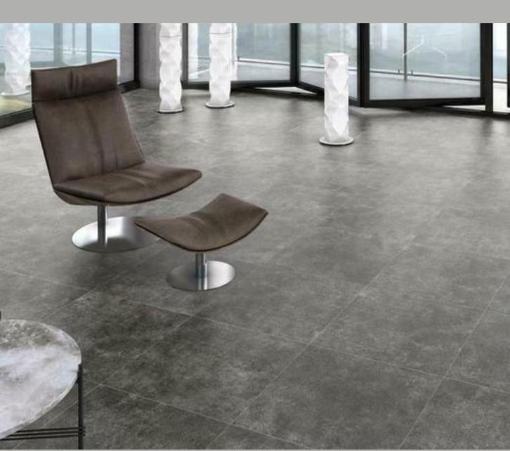 BETONLOOK GRIJS  / ZWART 60X60CM GERECTIFICEERD €17,50, Doe-het-zelf en Verbouw, Tegels, Nieuw, Vloertegels, Keramiek, 60 cm of meer