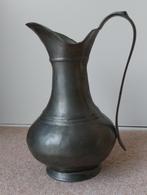 Antieke grote tinnen vaas gemerkt - handgeklopt -1819 gram, Antiek en Kunst, Ophalen