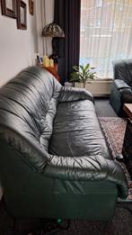 Leren bankstel - 3-zits + fauteuil, Huis en Inrichting, Gebruikt, Klassiek, 150 tot 200 cm, Driepersoons