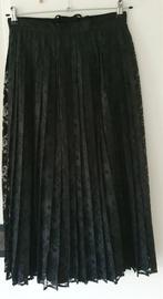 Zwarte kanten strokenrok CM Collection 40, Maat 38/40 (M), Zwart, Ophalen of Verzenden, Gedragen