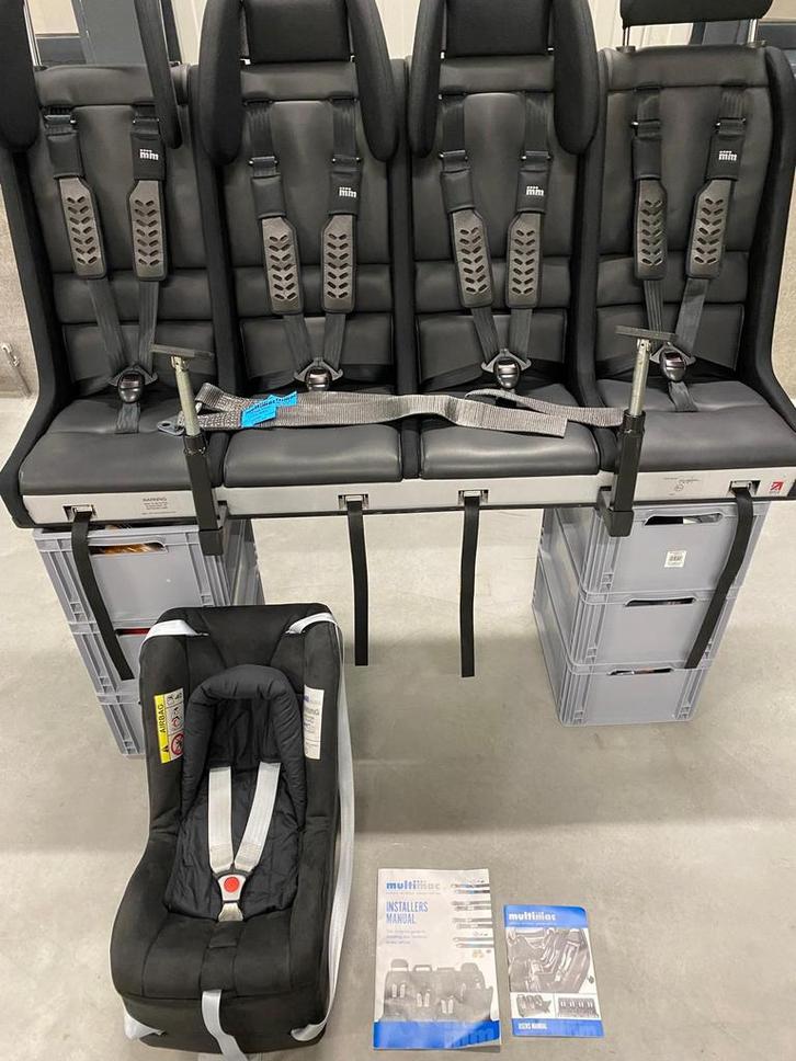 Multimac 1320 inclusief Minimac, Kinderen en Baby's, Autostoeltjes, Zo goed als nieuw, Overige merken, 15 t/m 36 kg, Overige methoden