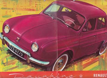 Renault Dauphine autofolder uit 1958 beschikbaar voor biedingen