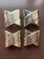 4 Verzilverde servetringen Hotel Okura Amsterdam, Ophalen of Verzenden