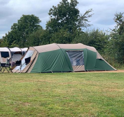 Falco havik tunneltent geschikt voor 4 personen, Caravans en Kamperen, Tenten, tot en met 4, Zo goed als nieuw, Ophalen of Verzenden