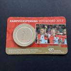 penning in coincard Kampioenspenning Feyenoord BU, Postzegels en Munten, Munten | Nederland, Ophalen of Verzenden, Koningin Beatrix