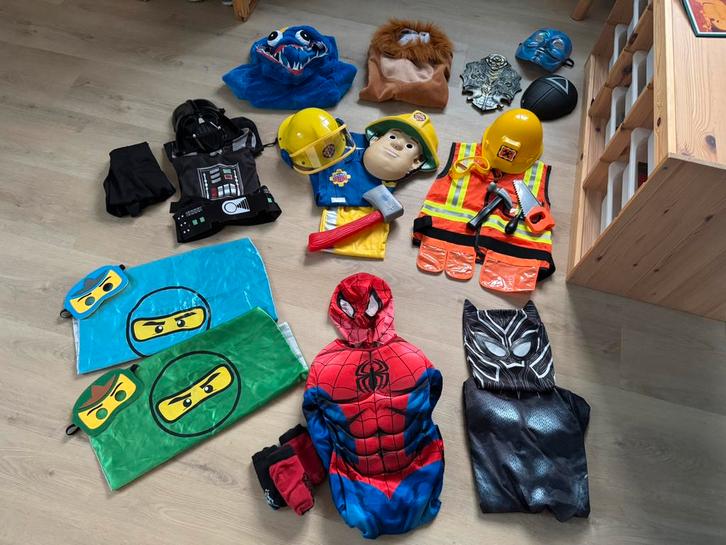 Diverse verkleedkleding/carnaval, Kinderen en Baby's, Carnavalskleding en Verkleedspullen, Zo goed als nieuw, Jongen of Meisje