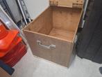Houten Opbergkist met Deksel, Ophalen, Minder dan 50 cm, Gebruikt, Minder dan 50 cm