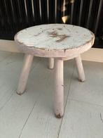 Brocante iud sleets krukje vensterbankkrukje, Ophalen of Verzenden, Zo goed als nieuw, Hout