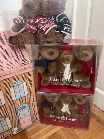 Nieuwe exclusieve vintage Ralph Lauren beren set beschikbaar voor biedingen