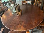 Eettafel hutten, Huis en Inrichting, Tafels | Eettafels, Ophalen, Rond, Zo goed als nieuw, Vier personen