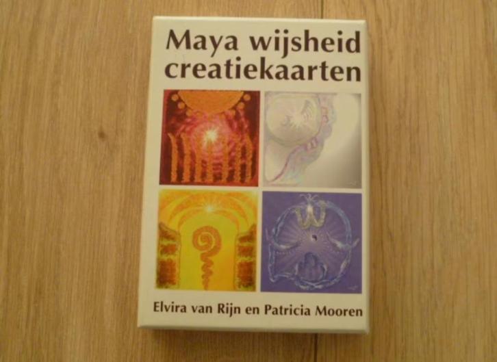 Elvira van Rijn - Mayawijsheid creatiekaarten, Boeken, Esoterie en Spiritualiteit, Zo goed als nieuw, Achtergrond en Informatie