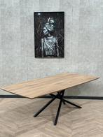Deens rechthoekig eiken eettafel 220x100 Tinello *showroom, Huis en Inrichting, Tafels | Eettafels, Eikenhout, Ophalen of Verzenden
