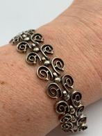 S644 Prachtige antieke zilveren armannd Noors ontwerp, Sieraden, Tassen en Uiterlijk, Antieke sieraden, Ophalen of Verzenden, Zilver