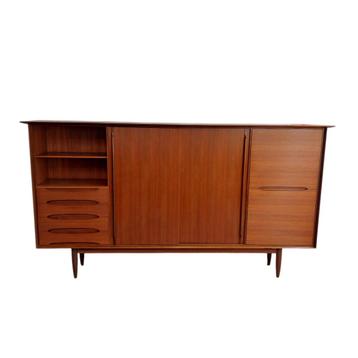 Vintage Omnia Hilker wandmeubel, highboard  beschikbaar voor biedingen