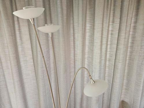 Vloerlamp met drie spots en dimmer, Huis en Inrichting, Lampen | Vloerlampen, Gebruikt, 150 tot 200 cm, Ophalen